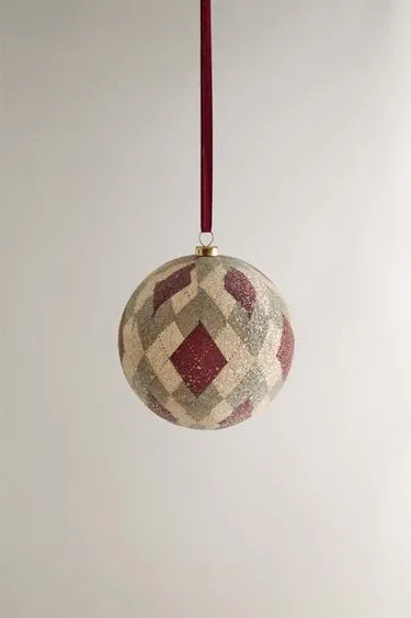 Рождественская игрушка для ёлки DIAMOND BAUBLE