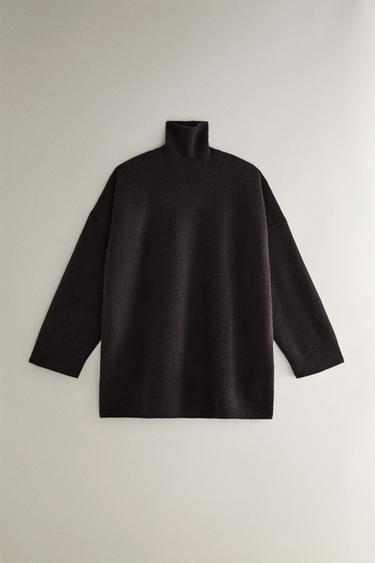 Zara Водолазка из кашемира с высоким воротом