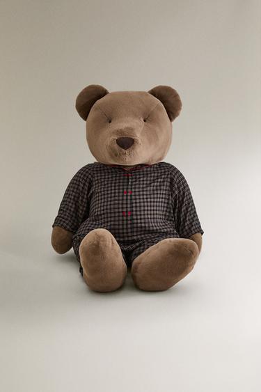 Zara Мягкая игрушка медведь на рождество для детей (80 см)