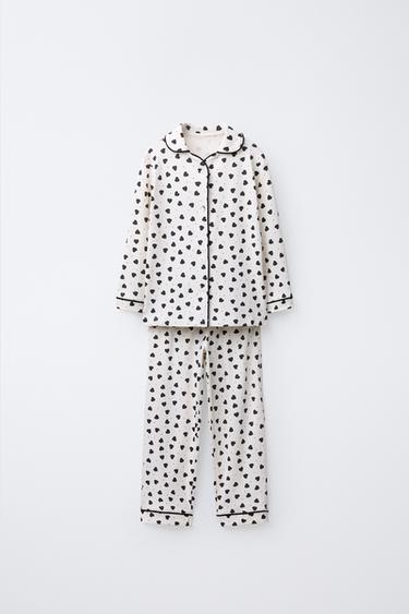 Zara 3–6 лет/пижама с принтом «сердца» купить с доставкой.