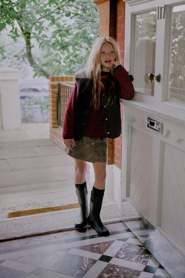 Zara Юбка-шорты в клетку