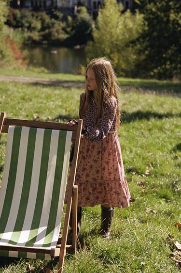 Zara Платье пэчворк цветы