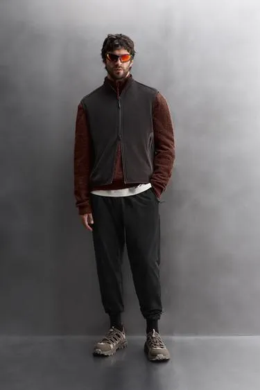 Жилет из трикотажа с флисовой подкладкой- Заказать в России