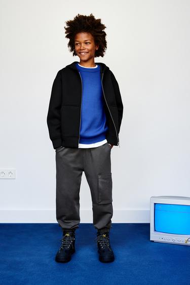 Zara Брюки-джоггеры карго из мягкой ткани