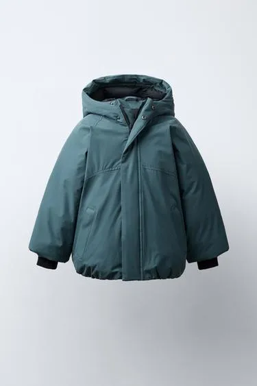 Стеганое пальто с капюшоном WATER REPELLENT