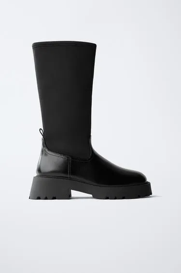 Высокие ботинки-носки- Заказать в России