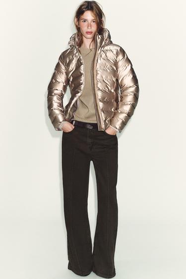 Zara Укороченный ветрозащитный анорак приталенного кроя