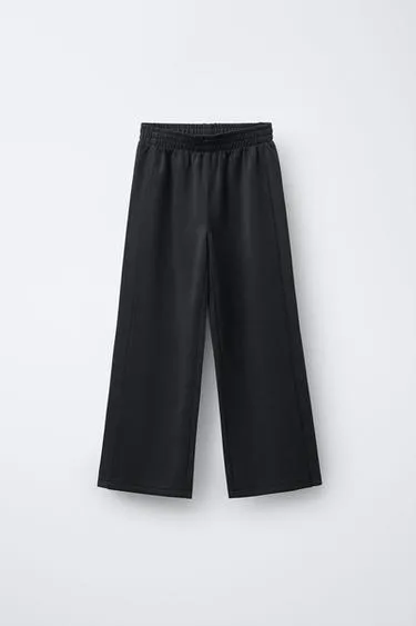 Брюки-кюлоты однотонные