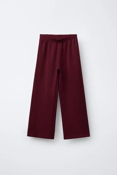 Однотонные брюки WIDE LEG- Заказать в России