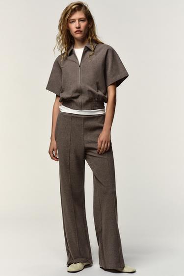 Zara Мягкий кардиган с короткими рукавами