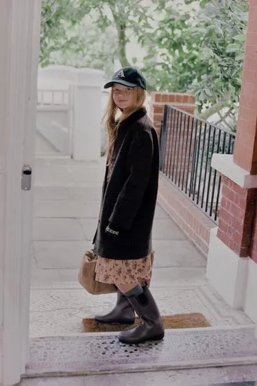 Пальто из шерстяной ткани в клетку