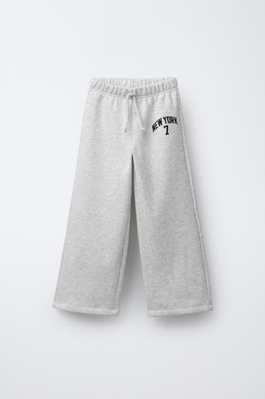 Zara Брюки WIDE LEG с принтом