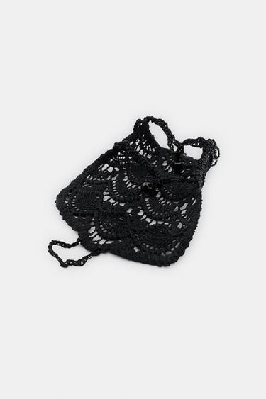 Zara Кружевные перчатки с бисером купить с доставкой.