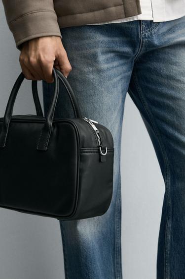 Zara Однотонная сумка купить с доставкой.