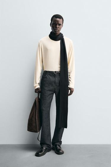 Zara Легкая футболка с длинными рукавами