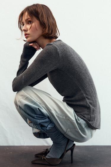 Zara Туфли-мюли на каблуке