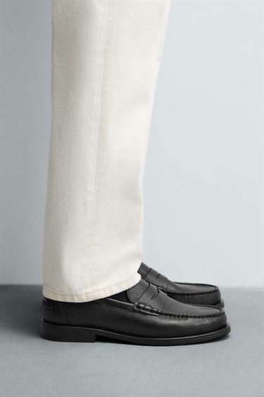 Zara Кожаные лоферы LIMITED EDITION