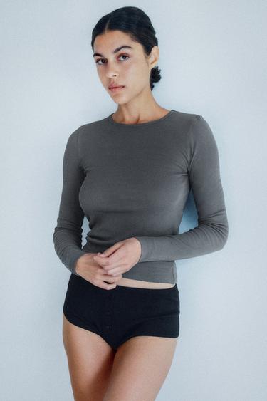 Zara Футболка из хлопка купить с доставкой.