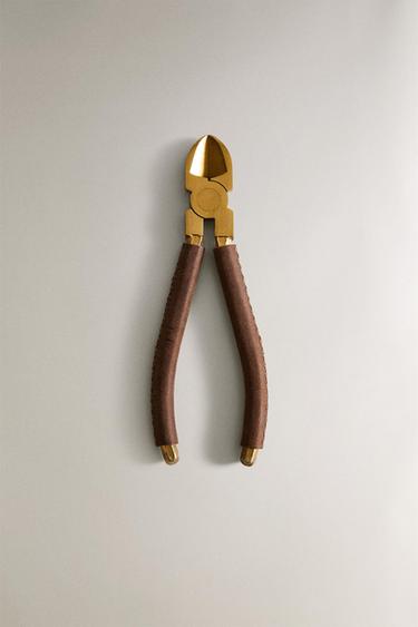 Zara Плоскогубцы для резки стали с кожаной ручкой