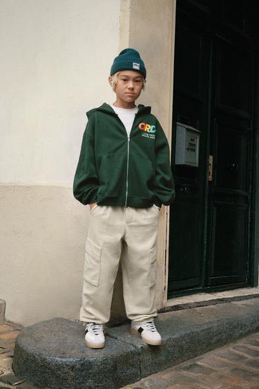 Zara Брюки карго из вельвета купить с доставкой.