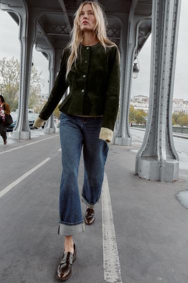 Zara Лоферы с планкой