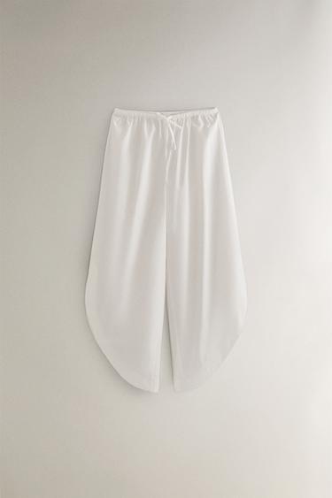 Zara Брюки из поплина купить с доставкой.