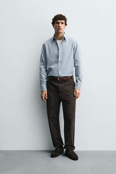 Zara Рубашка REGULAR FIT в клетку