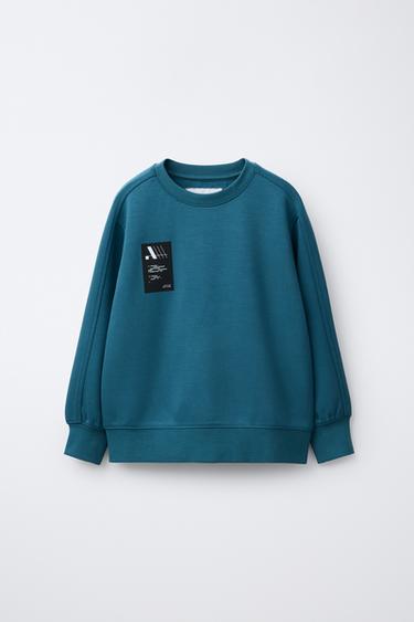 Zara Спортивная толстовка с логотипом