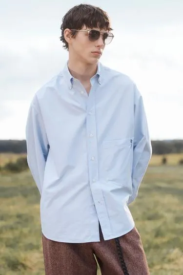 Рубашка с вышивкой LIMITED EDITION OXFORD