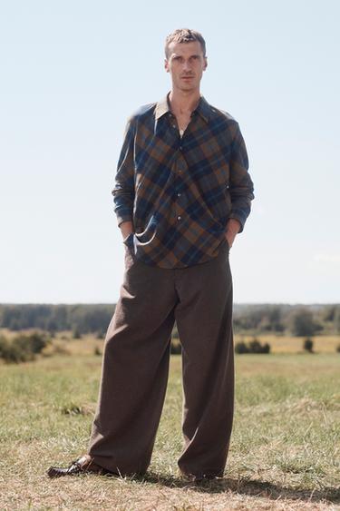 Zara Рубашка в клетку LIMITED EDITION