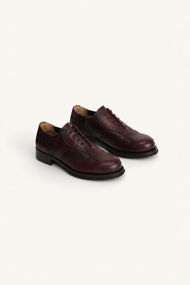 Zara Туфли из натуральной кожи LIMITED EDITION купить с доставкой.