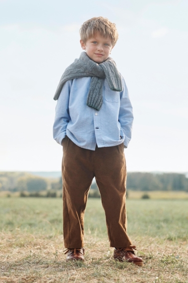 Zara Рубашка OXFORD LIMITED EDITION с вышитой лисой