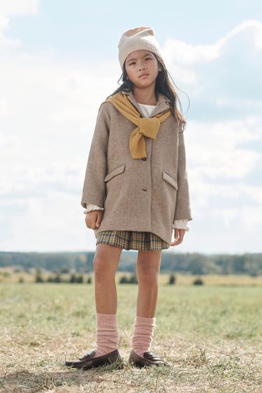 Zara Ограниченное издание вязаной шапки из 100% шерсти