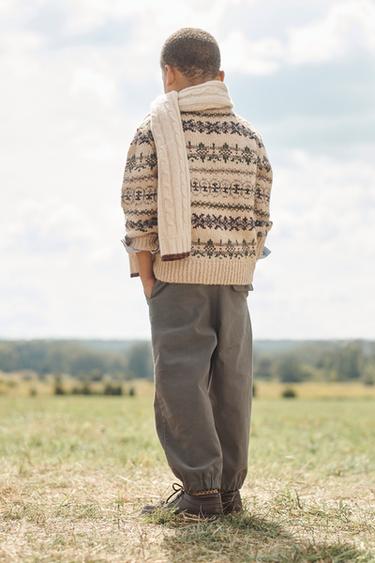 Zara Шарф с косами ограниченной коллекции 100% шерсть купить с доставкой.