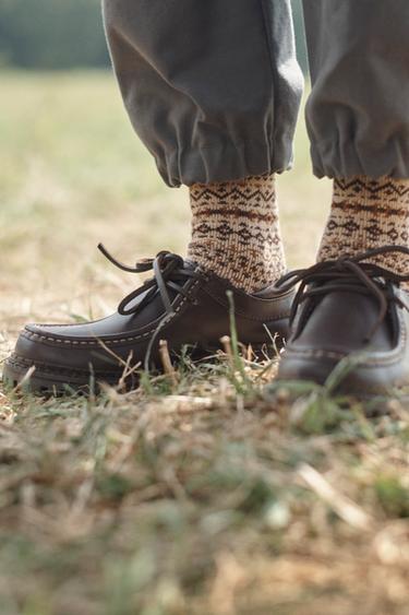 Zara Носки с принтом грека LIMITED EDITION