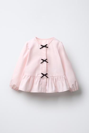 Zara Рубашка с завязками