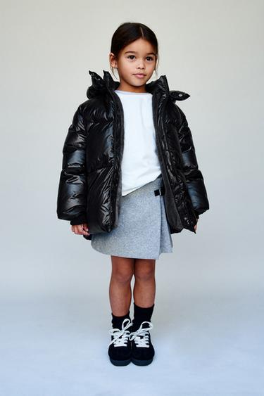 Zara Пуховик-анорак с водоотталкивающей отделкой и защитой от ветра