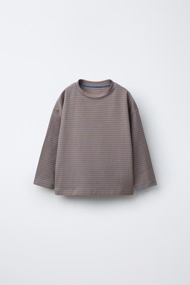 Zara Футболка с полосатым принтом