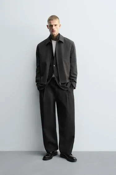 Брюки BALLOON FIT с защипами