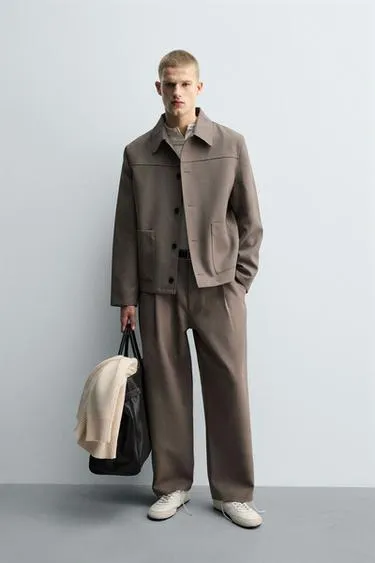 Брюки BALLOON FIT с защипами