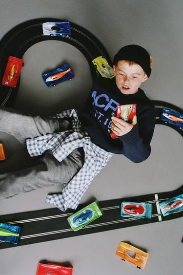 Zara Жаккардовый свитер с надписью