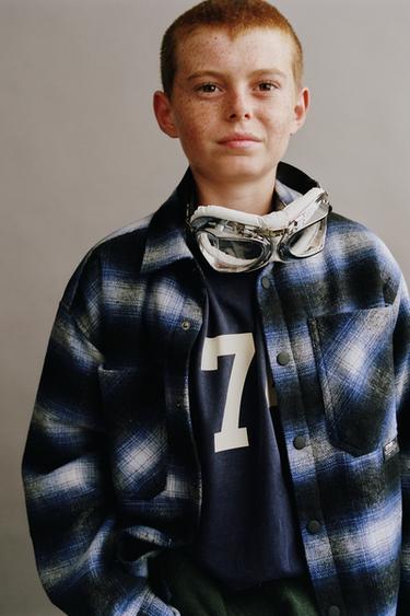 Zara Стеганая куртка-рубашка в клетку купить с доставкой.