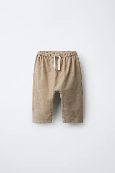 Брюки из тонкого вельвета на подкладке