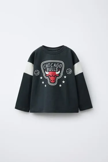Лонгслив CHICAGO BULLS NBA- Заказать в России
