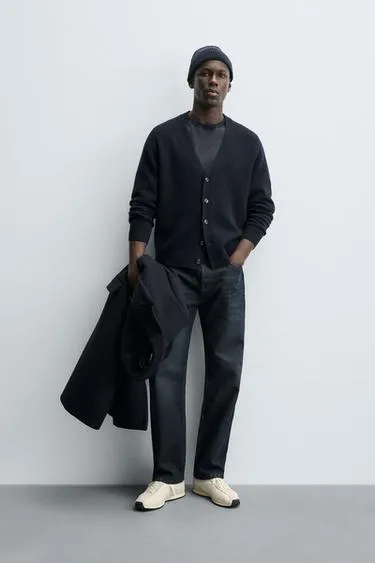 Кардиган свободного кроя из шерстяной смеси