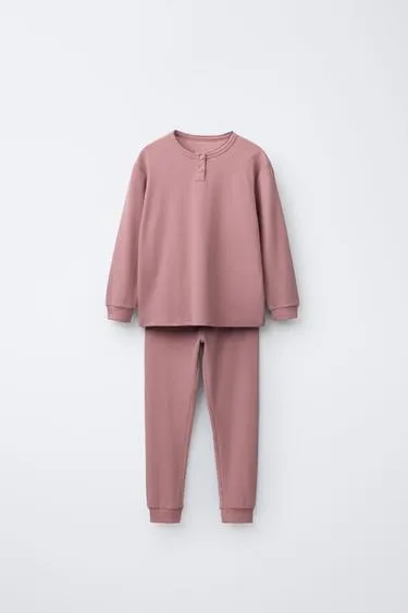 2-6 лет/однотонная пижама в рубчик- Заказать в России