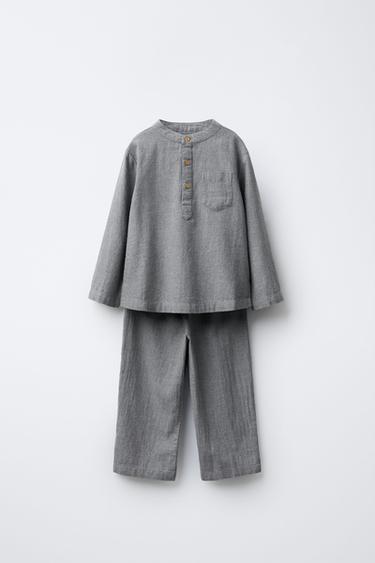 Zara 2-6 лет/пижама с воротником-стойкой купить с доставкой.