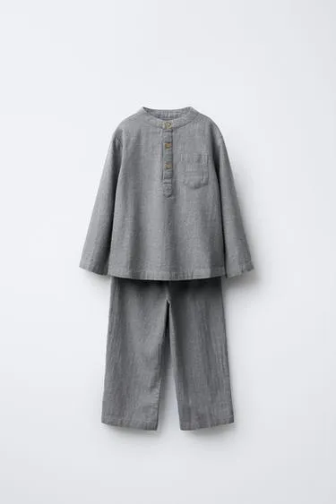 2-6 лет/пижама с воротником-стойкой- Заказать в России