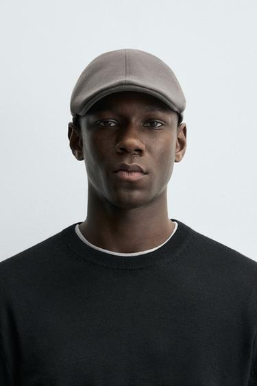 Zara Фланелевый берет