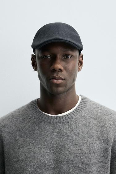 Zara Фланелевый берет купить с доставкой.